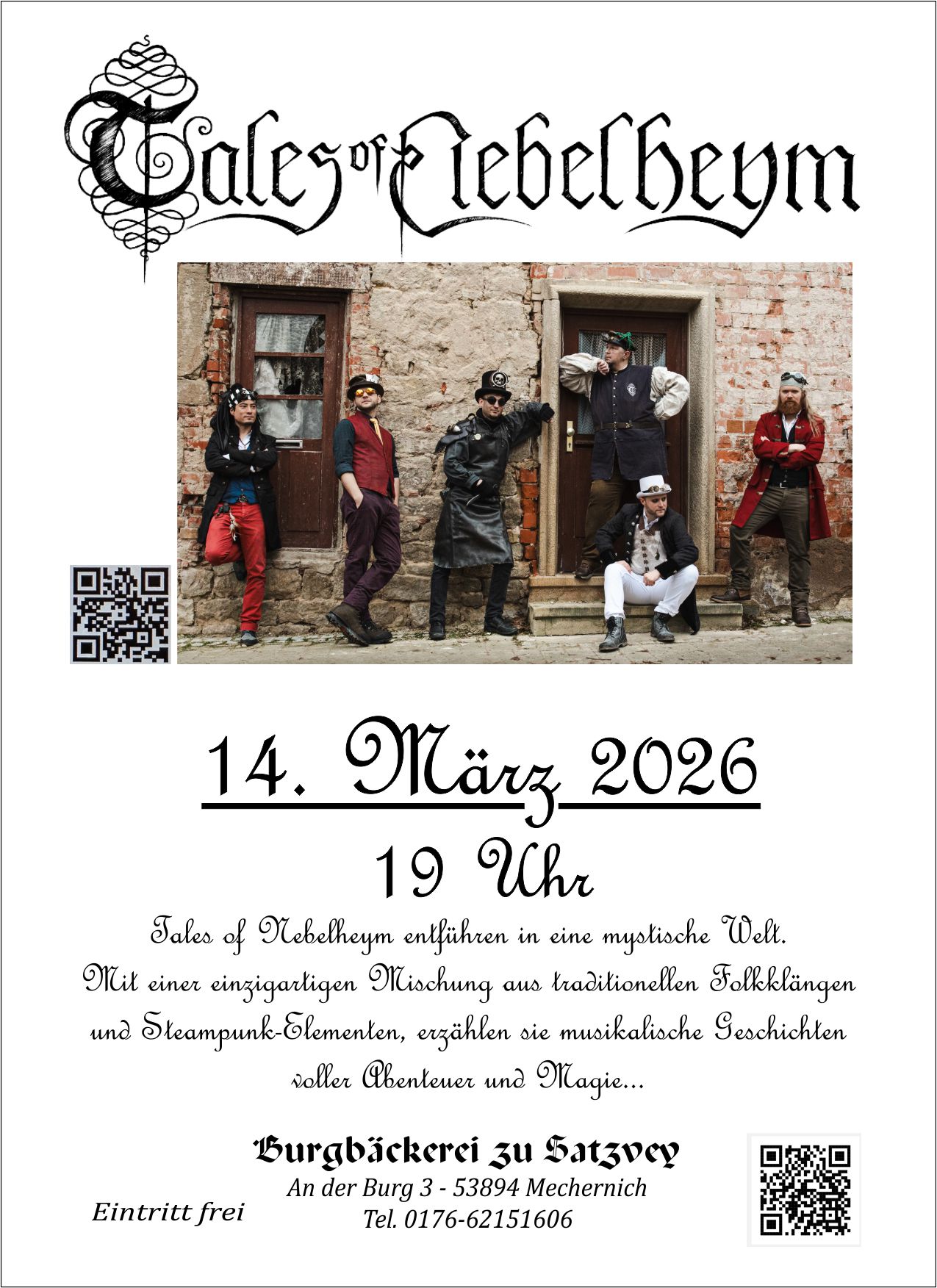 Tales of Nebelheym - 14. März 2026 - 19 Uhr